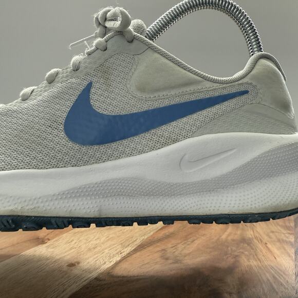 Nike Revolution 7 Shoes Women's Sz 7 Gray Blue Run Comfort Lightweight Training - Picture 12 of 15